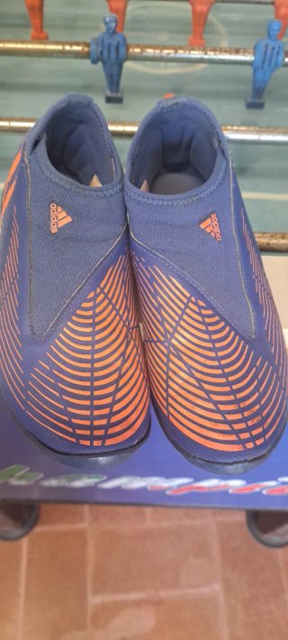 Scarpe Adidas Predator Bambino Blu/Arancio