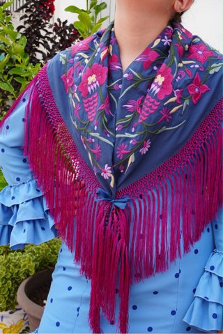 Mantoncillo Flamenca Bordado