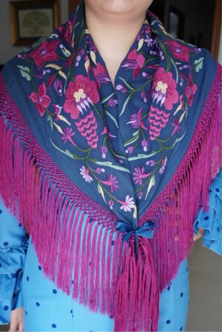 Mantoncillo Flamenca Bordado
