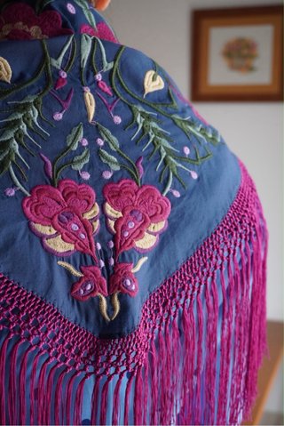 Mantoncillo Flamenca Bordado