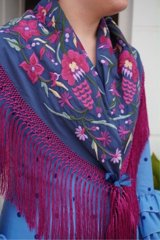 Mantoncillo Flamenca Bordado