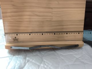 Atril de lectura de madera
