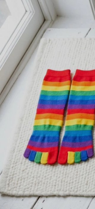 20 pares calcetines retro dedos Y2K