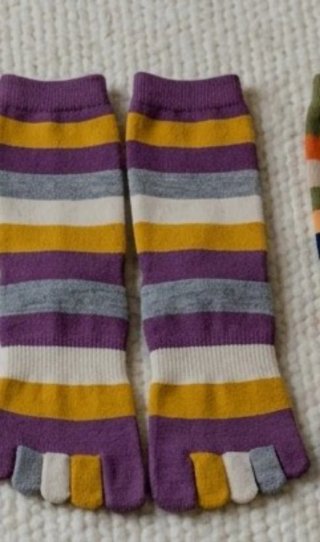 20 pares calcetines retro dedos Y2K