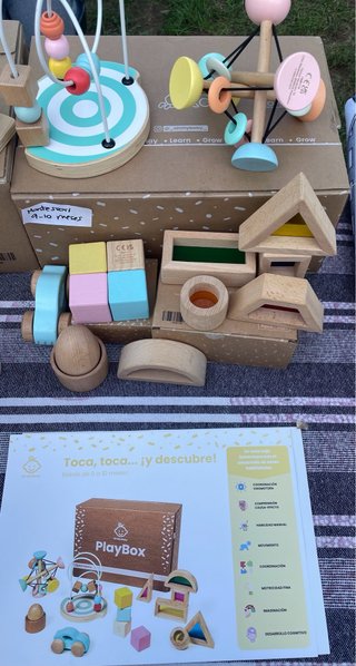 Juguetes Montessori Madera Bebé 9-10 Meses