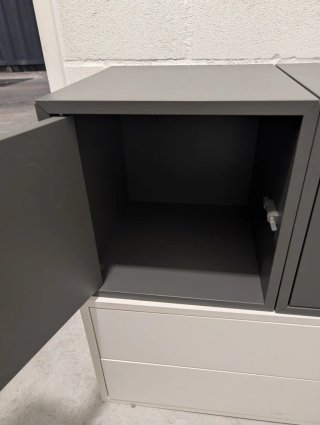 2 Armarios IKEA EKET Gris 35x35x35 cm