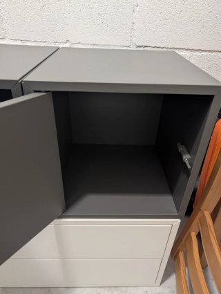 2 Armarios IKEA EKET Gris 35x35x35 cm