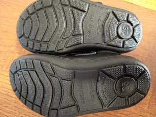 Zapatos Escolares Negros Piel Talla 25