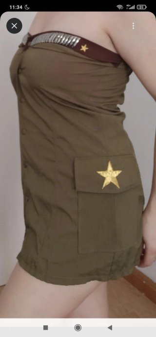 Disfraz militar mujer