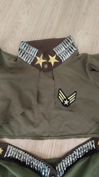 Disfraz militar mujer