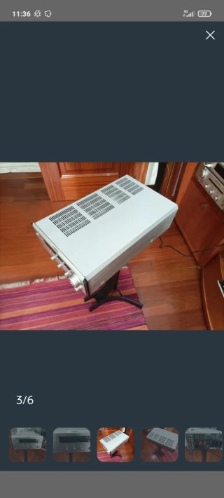 Amplificador Yamaha RX-E600 Plata