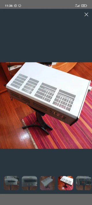 Amplificador Yamaha RX-E600 Plata