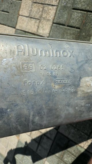 Escape Golf MK2 GTI Original Aluminox