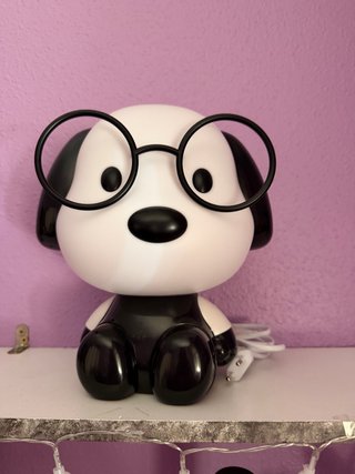 Lámpara infantil perro con gafas