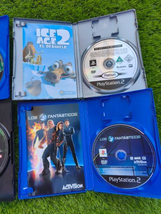 Lote 4 Juegos PS2 Pal España cine