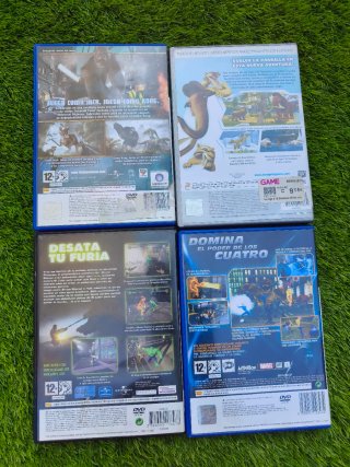 Lote 4 Juegos PS2 Pal España cine