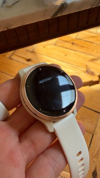 Garmin Venu 2S Blanco/Oro Rosa + Caja + Cable orig