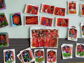 Regalo con compra-Cromos Jugadores España Fútbol
