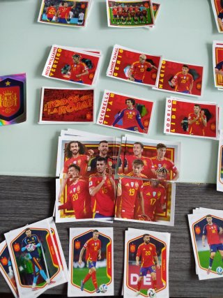 Regalo con compra-Cromos Jugadores España Fútbol