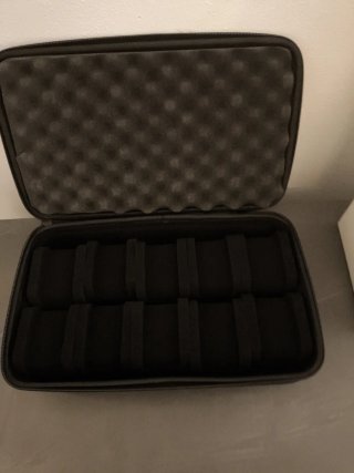 Custodia portaorologi nera
