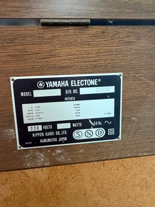 Órgano Yamaha Electone B55