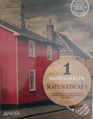 Matemáticas I 1 Bachillerato