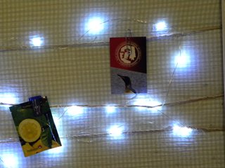 Marco decorativo con luces para celebraciones