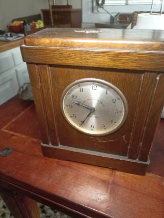 Reloj Hucha Madera Roble