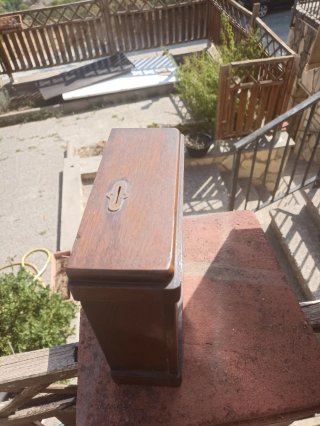 Reloj Hucha Madera Roble