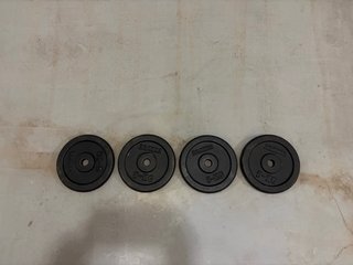 Pack 4 discos de pesa 5 kg