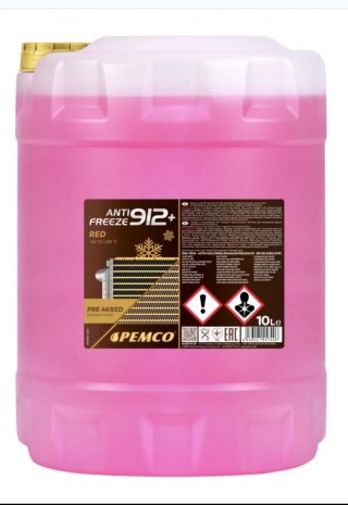 Anticongelante PEMCO 912+ Rojo 10L
