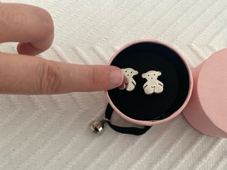 Pendientes Oso Tous Plata