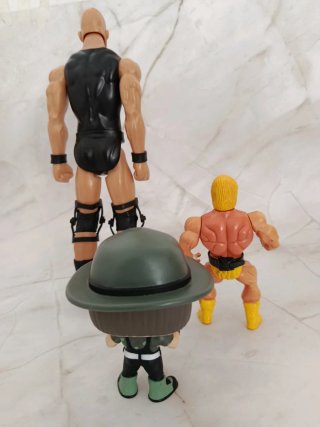 Figuras WWF - Stone Cold y Hulk Hogan