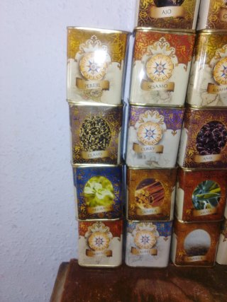 Cajitas de especias decoradas