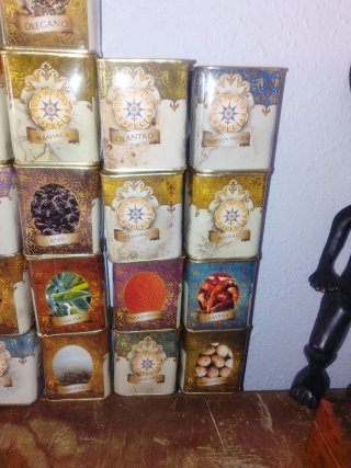 Cajitas de especias decoradas