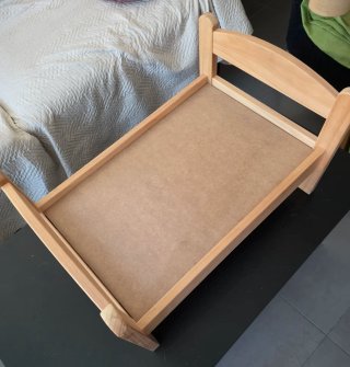 Cama de muñecas IKEA DUKTIG madera pino