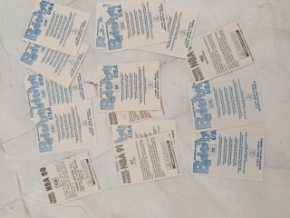 Lote cromos NBA años 90