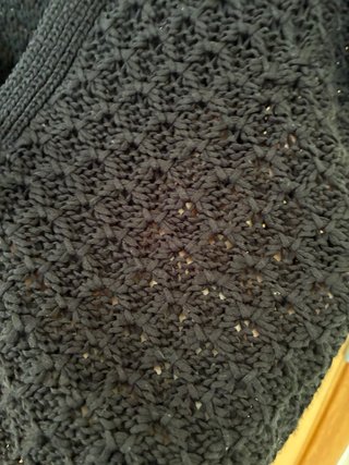 Cárdigan bolero negro de punto Talla M