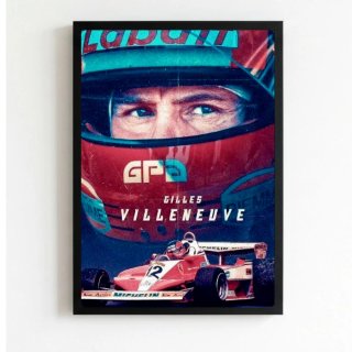 Quadro Gilles Villeneuve GP