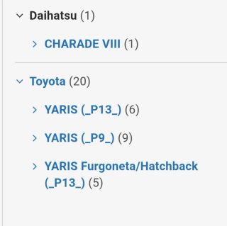 Discos Freno Toyota Yaris / Daihatsu Charade