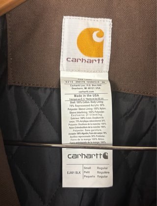Chaqueta Carhartt Talla S Marrón