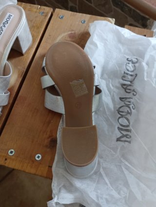 Sandali Moda Alice Argento Tg. 39