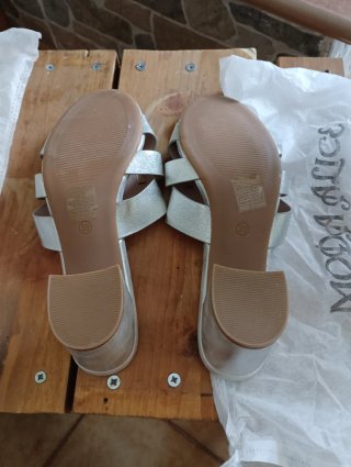 Sandali Moda Alice Argento Tg. 39
