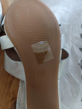 Sandali Moda Alice Argento Tg. 39