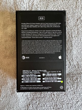 Apple iPhone 3G 8GB Nero