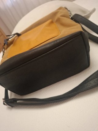 Bolso Hobby Marrón y Amarillo