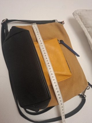Bolso Hobby Marrón y Amarillo