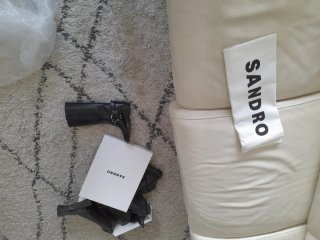 Botas Sandro Negras, militar edición limitada