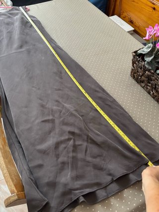 Vestido marrón sin mangas