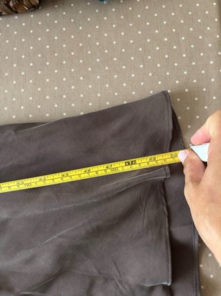Vestido marrón sin mangas
